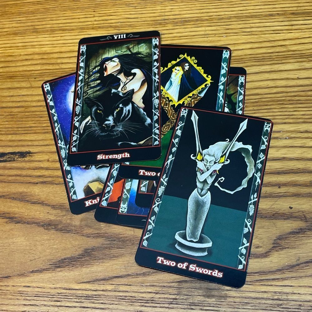 Hand Crafted “The Vampire Tarot” Card Deck, Signed